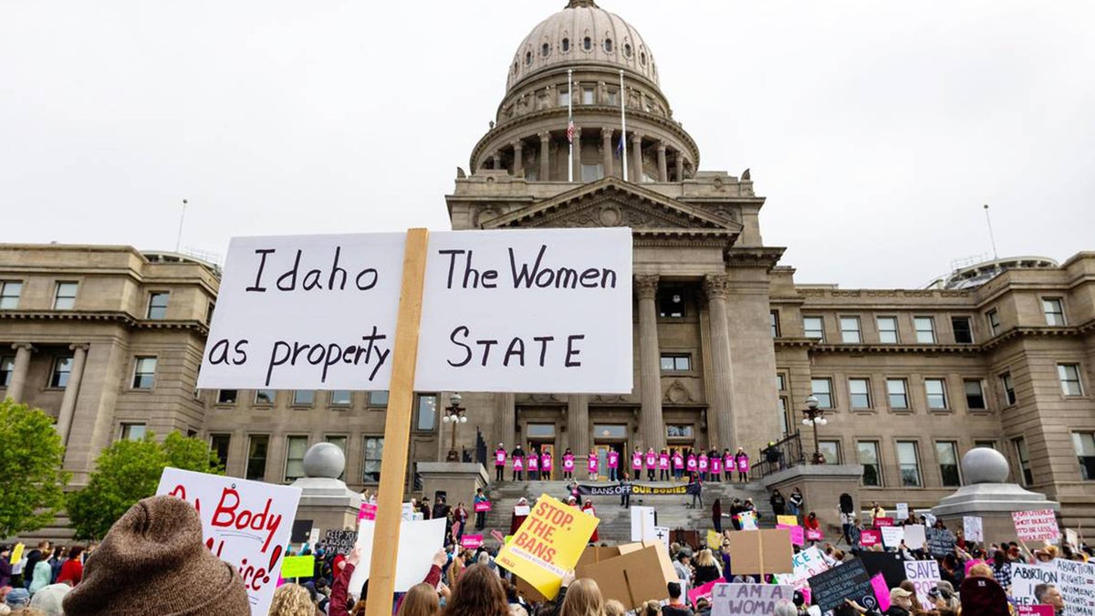 Idaho state capitol protest
