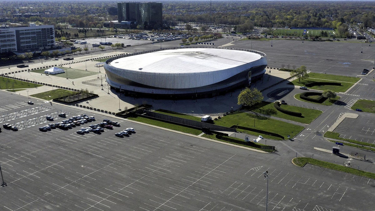 Nassau Coliseum aerial view