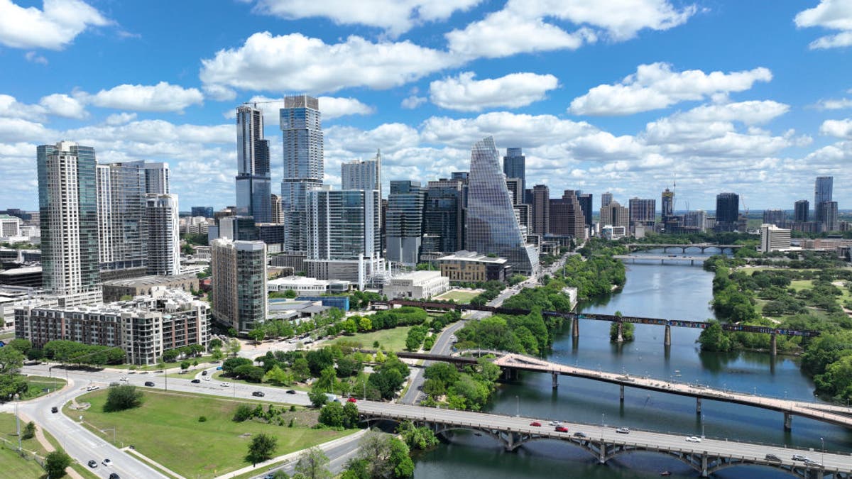 Austin city skyline Texas