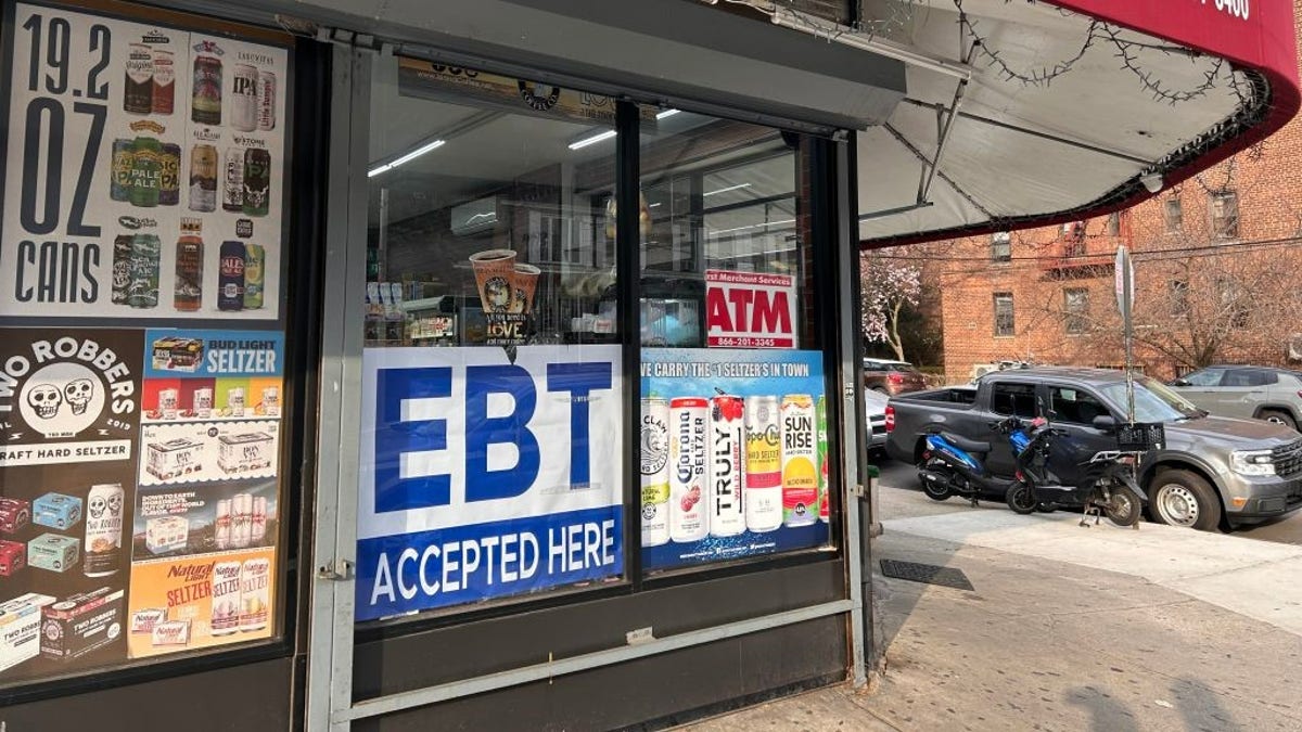 Bodega in NYC with EBT sign