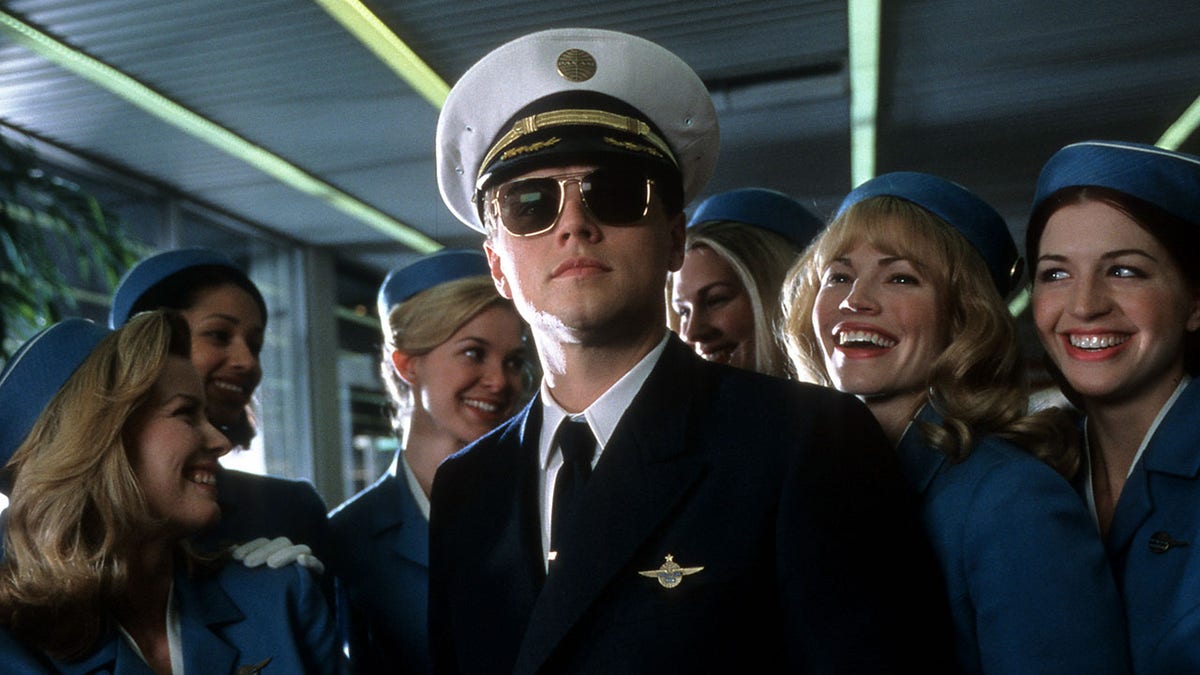 A photo of Leonardo DiCaprio in "Catch Me If You Can"
