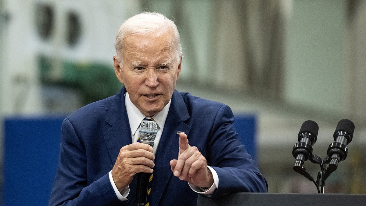 Biden pointing