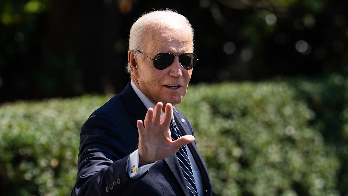 Joe Biden waving