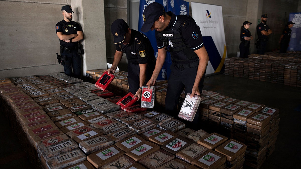 Spanish National Police and Customs officers