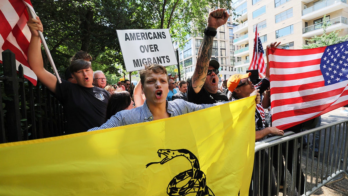 NYC migrant protest