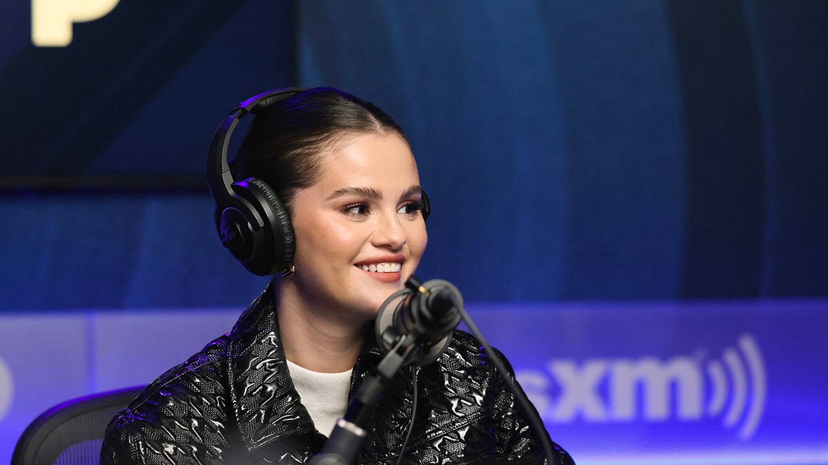 Selena Gomez on a radio show