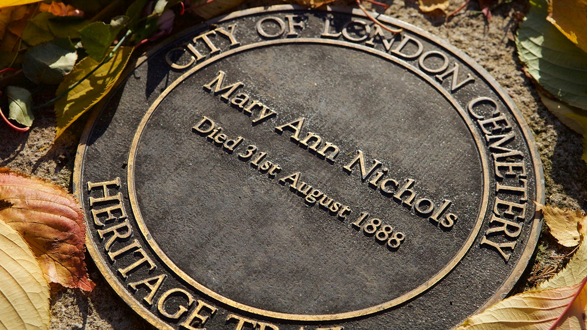 memorial plaque for Mary Ann Nichols