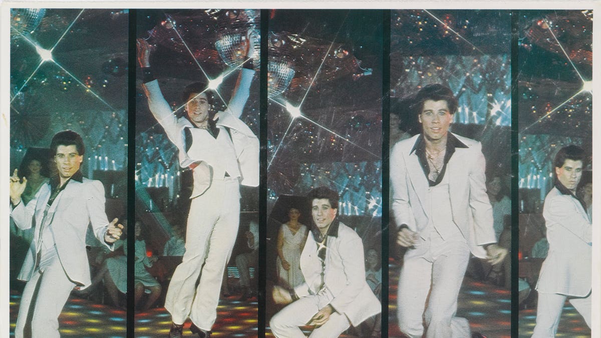 Photos of John Travolta in "Saturday Night Fever"