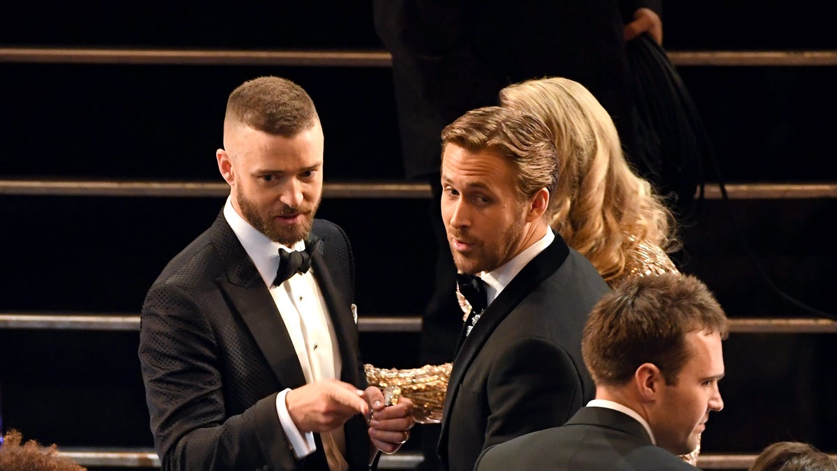 Justin Timberlake and Ryan Gosling