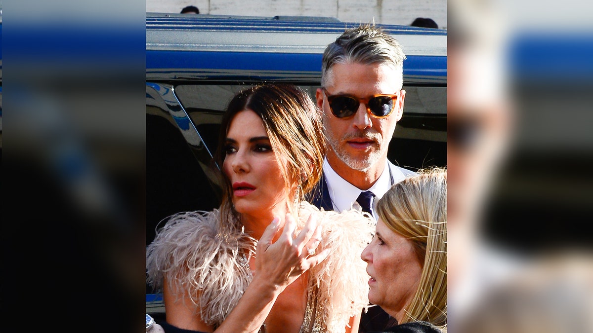 Sandra Bullock with her partner Bryan Randall