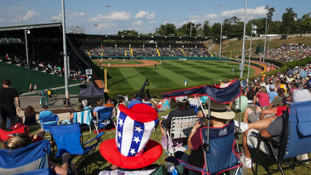 Fans watch the LLWS