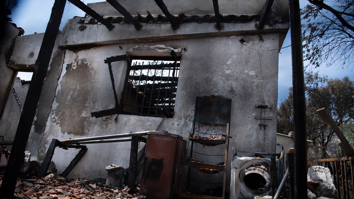 una casa quemada