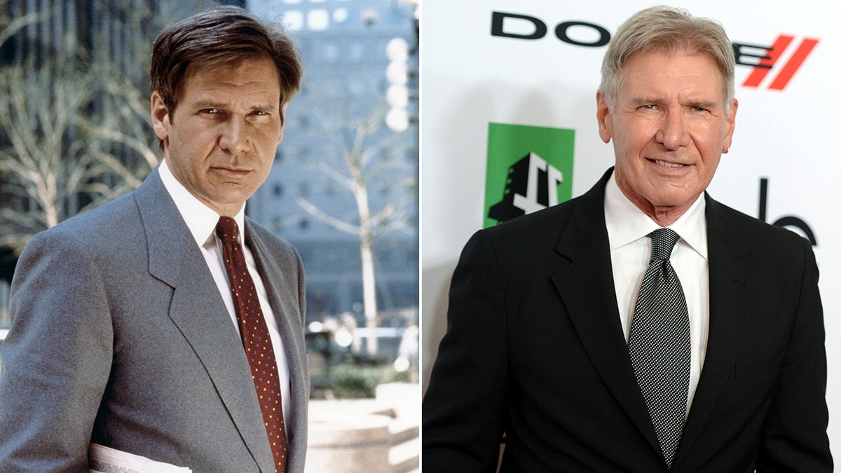 Harrison Ford then and now split