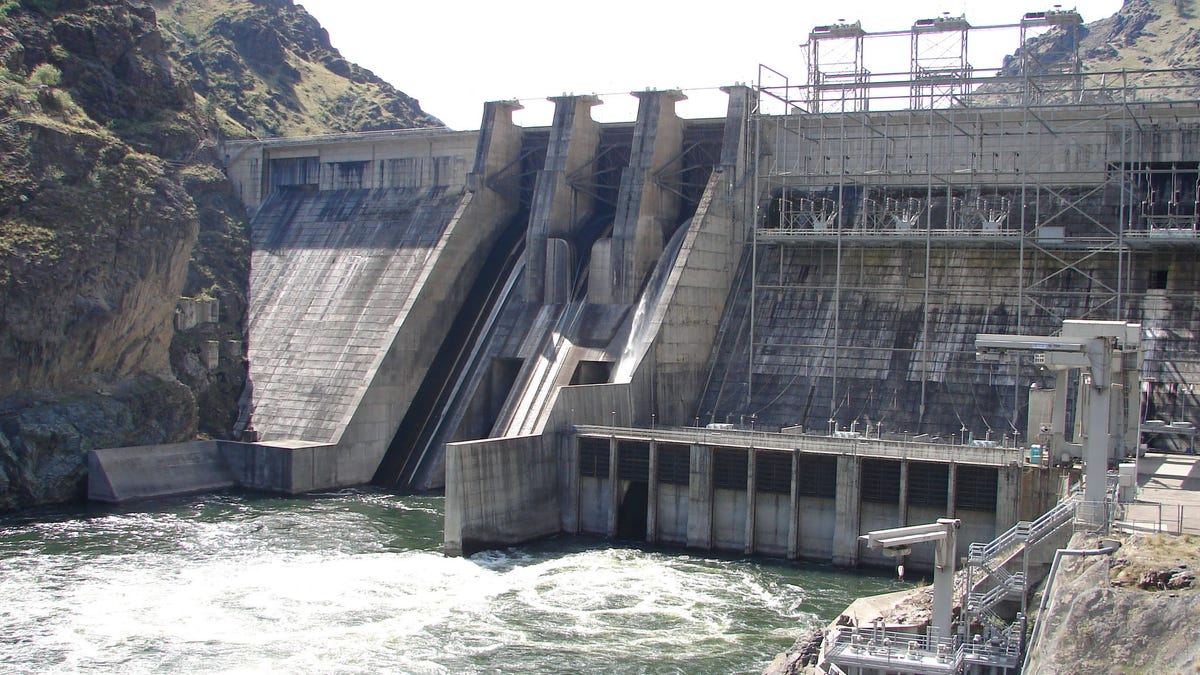 Hells Canyon Dam on Idaho's Snake River