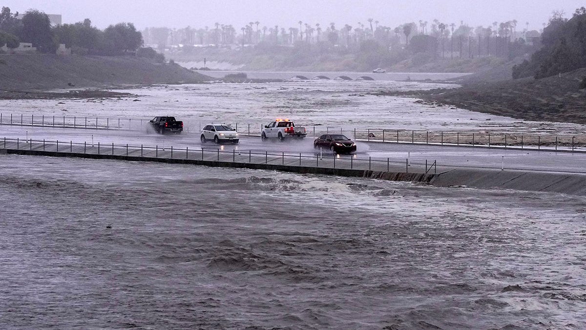 Hilary storm hits Palm Desert, California