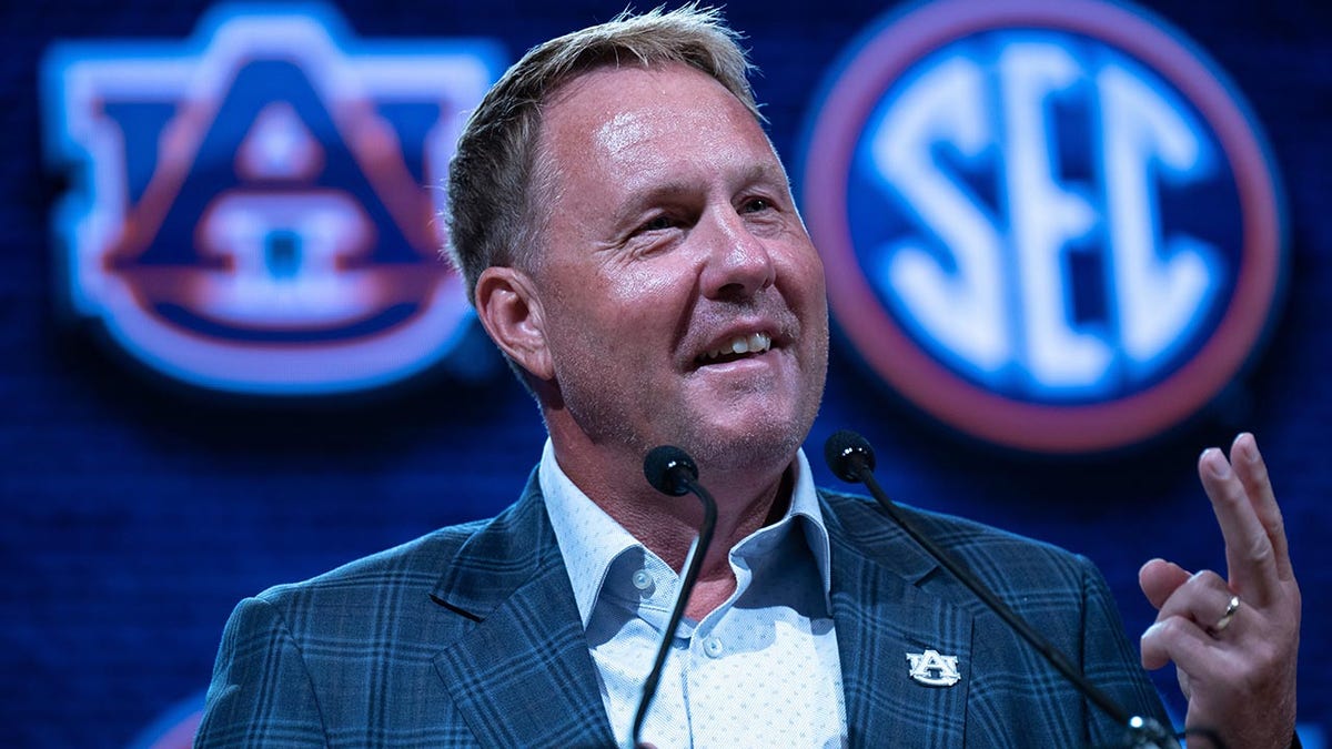 Hugh Freeze at SEC Media Days