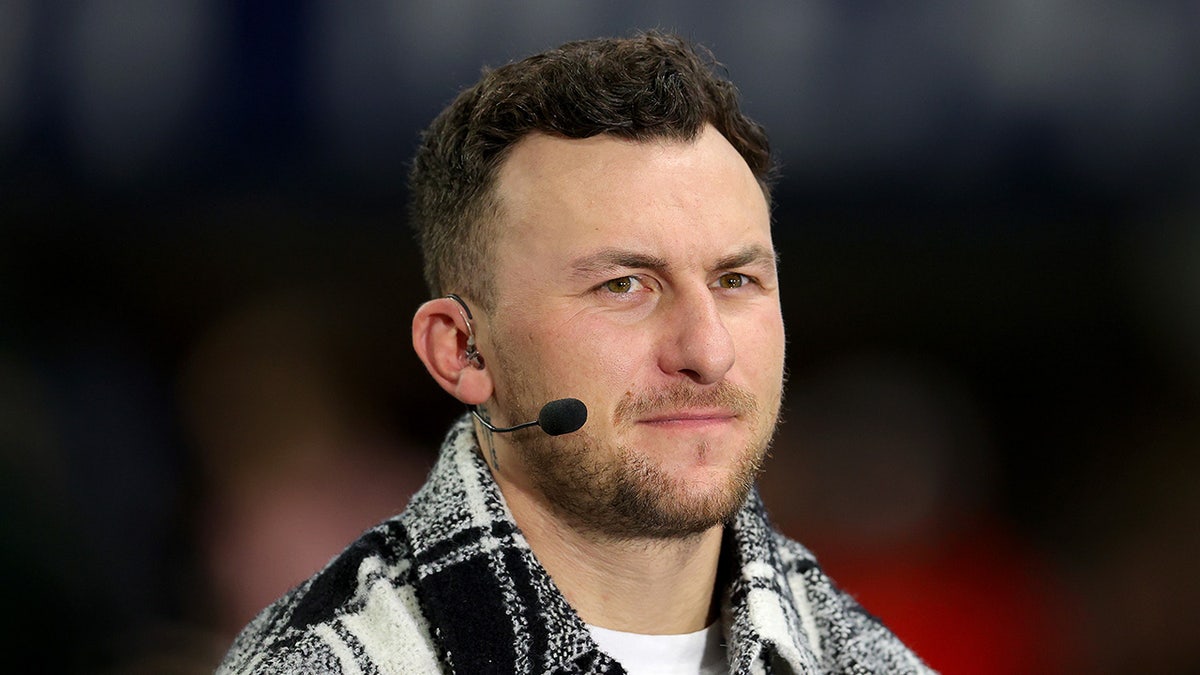 Johnny Manziel with headset on