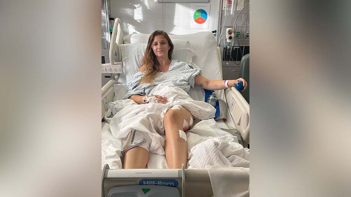 Julia Fatum in the hospital, NYC