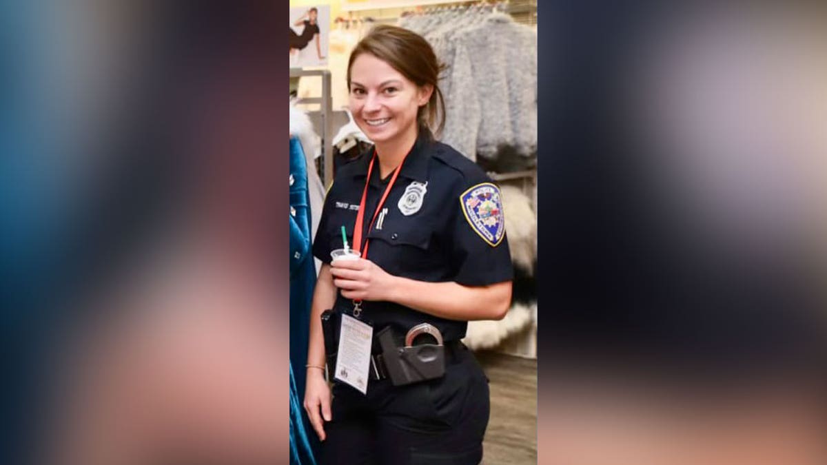 Karli Davis, police officer in uniform