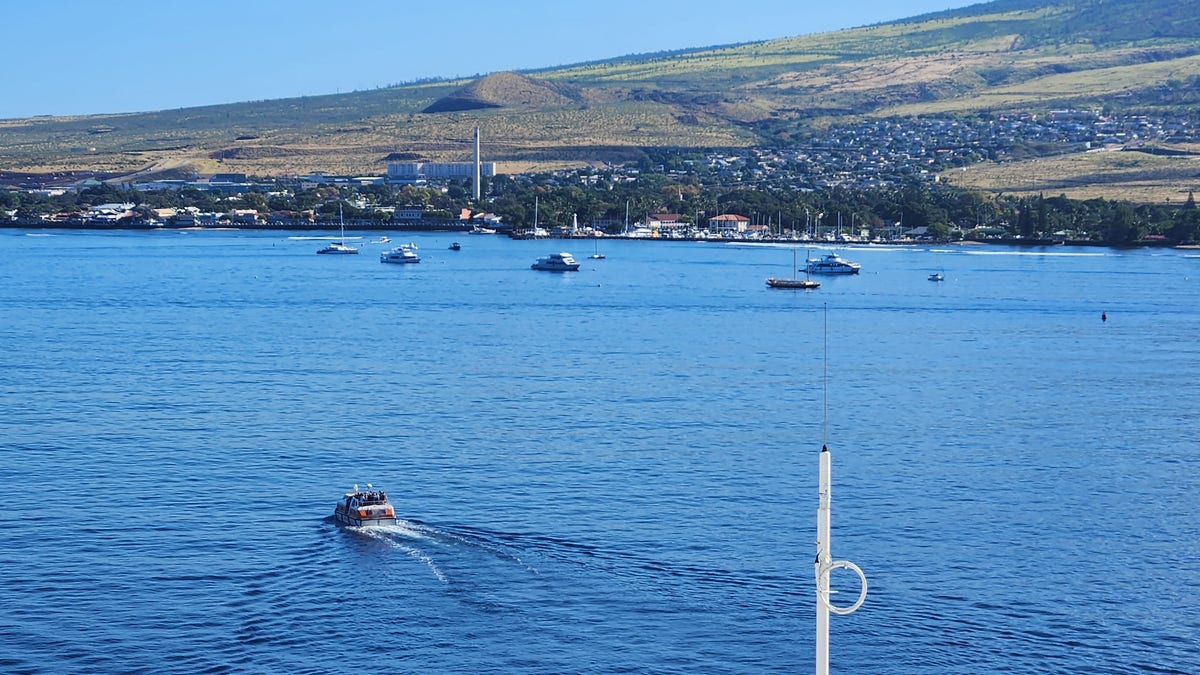 Seascape of Lahaina, Maui.