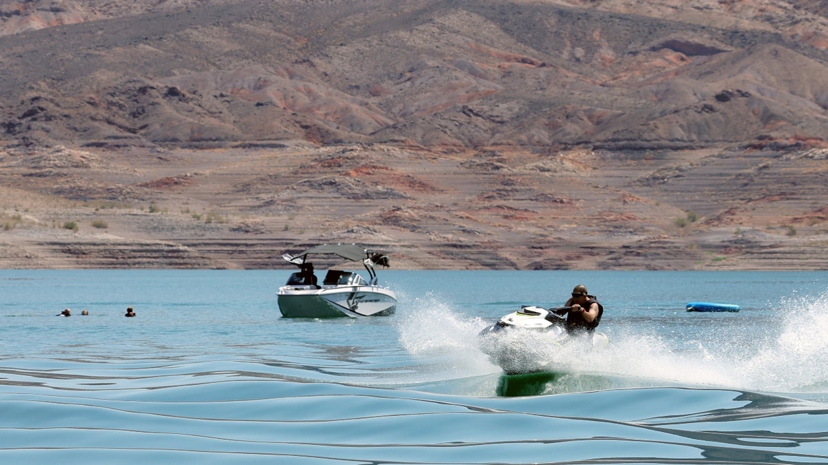 Recreationists at the Lake Mead National Recreation Area