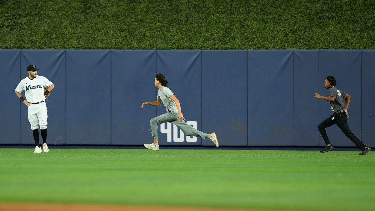 Marlins field invader