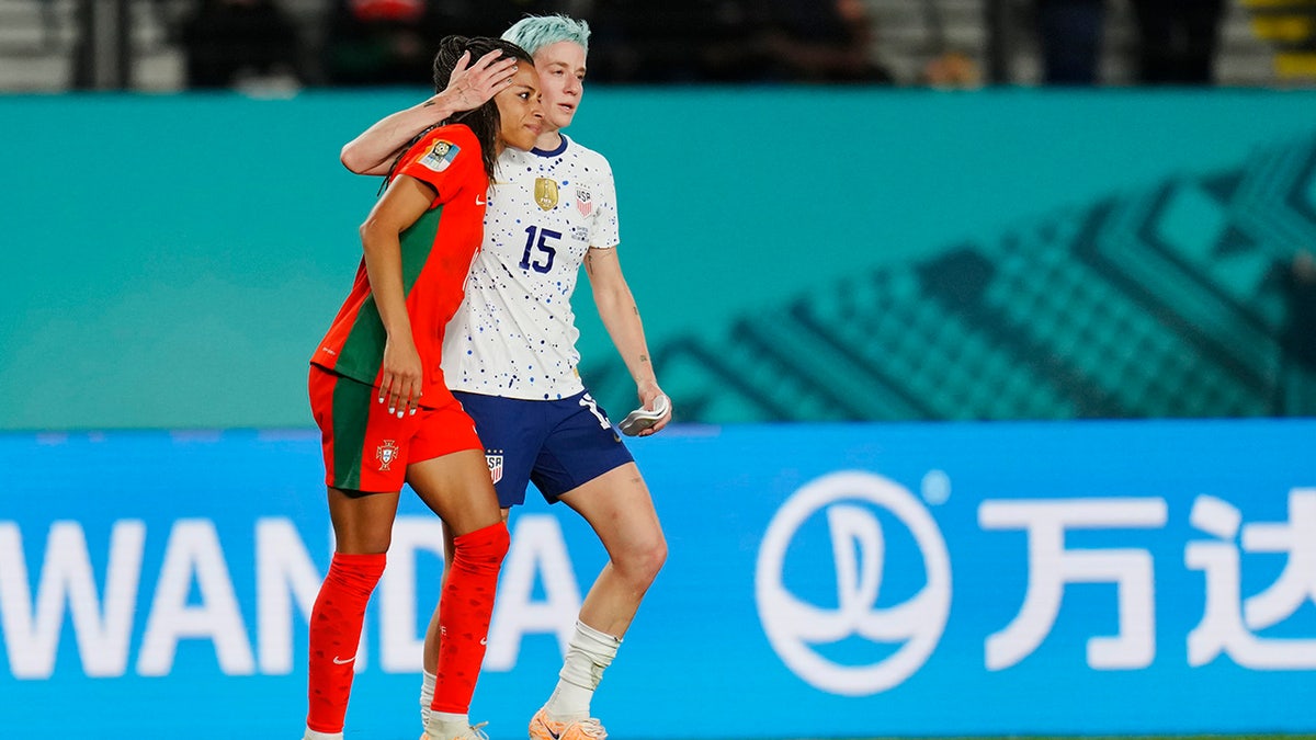 Megan Rapinoe and Jessica Silva