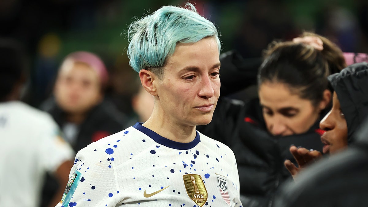 Megan Rapinoe sad