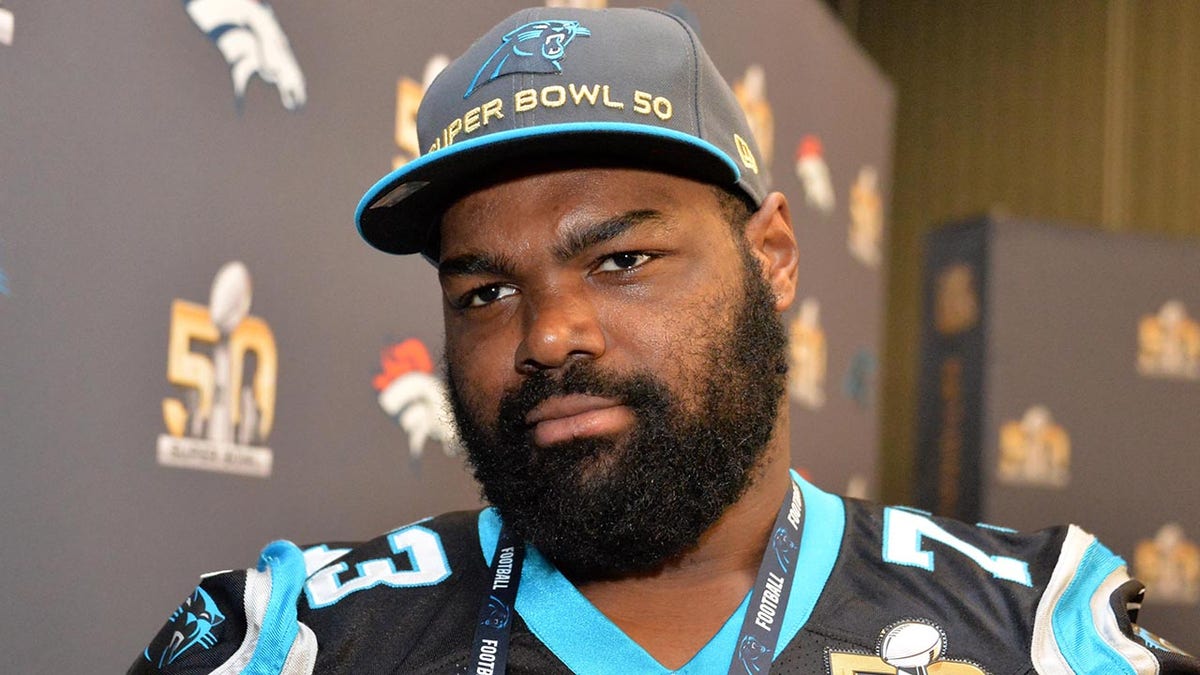 Michael Oher in Super Bowl 50