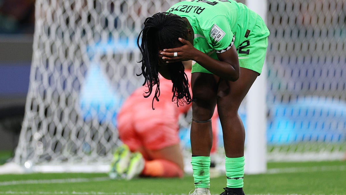 Michelle Alozie in disbelief