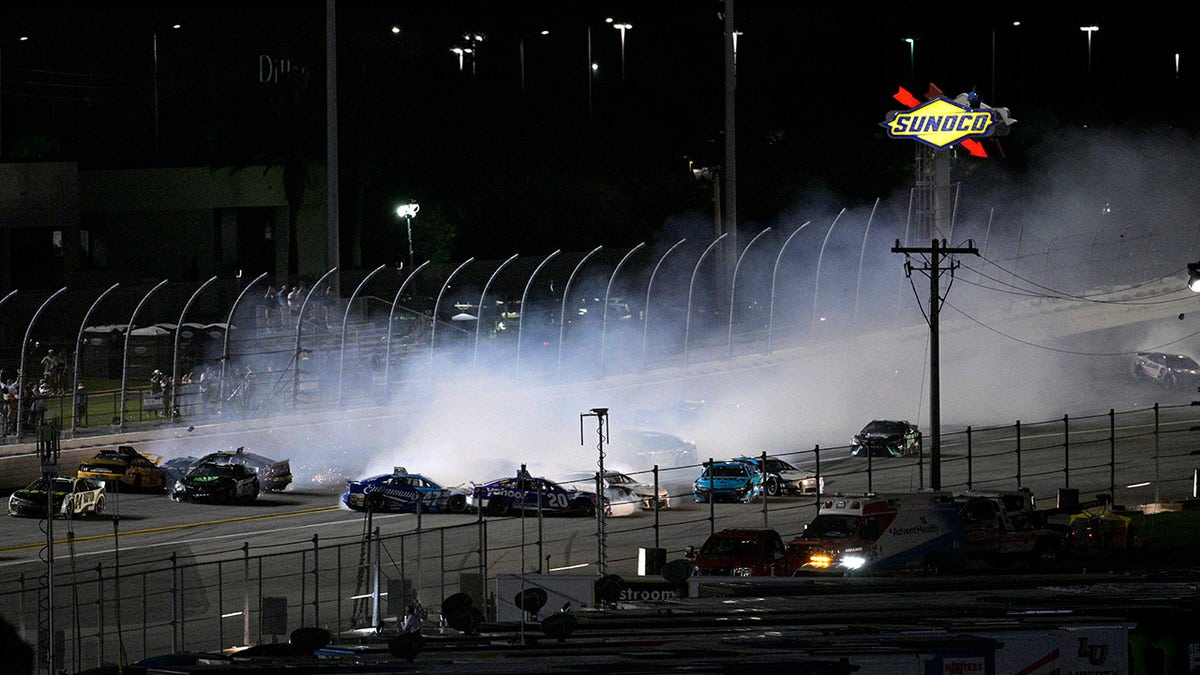 NASCAR Cup Series wreck at Daytona