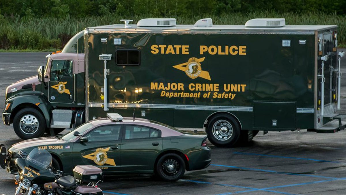 New Hampshire State Police vehicles