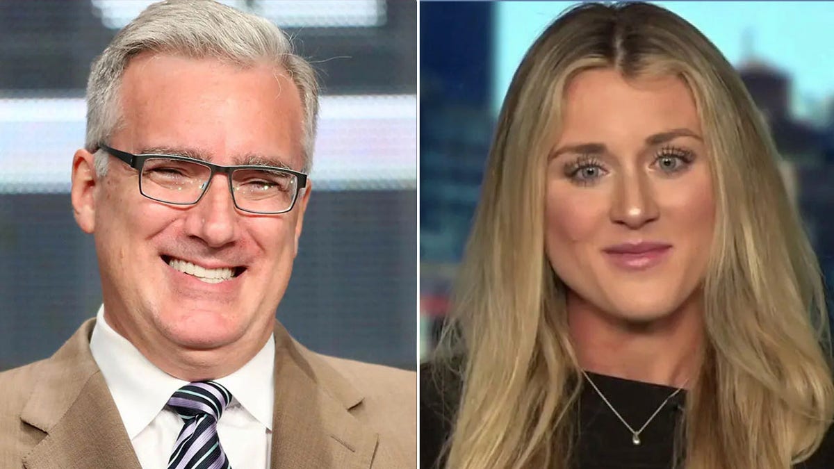 Keith Olbermann and Riley Gaines