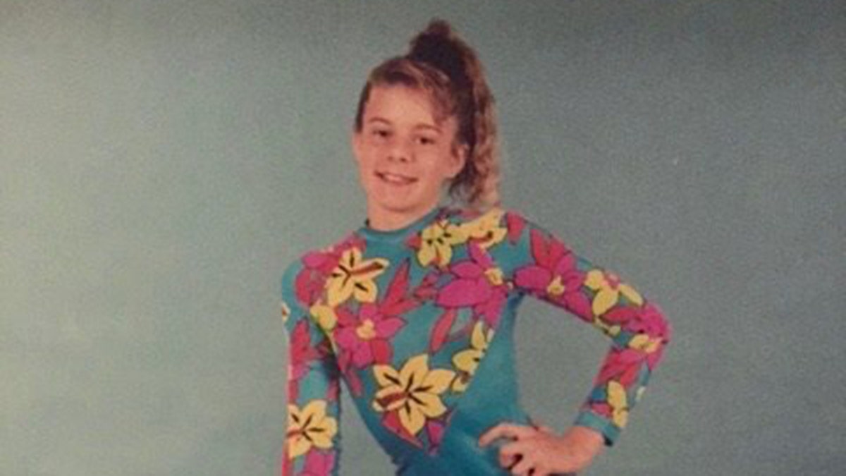 A young Christie Wilson in a floral top