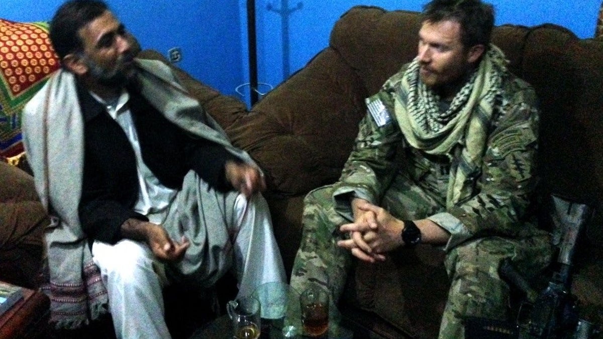 John Paluska in Afghanistan