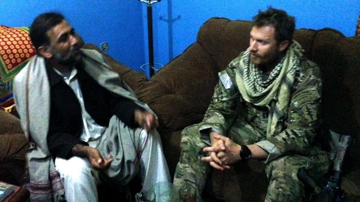 John Paluska in Afghanistan