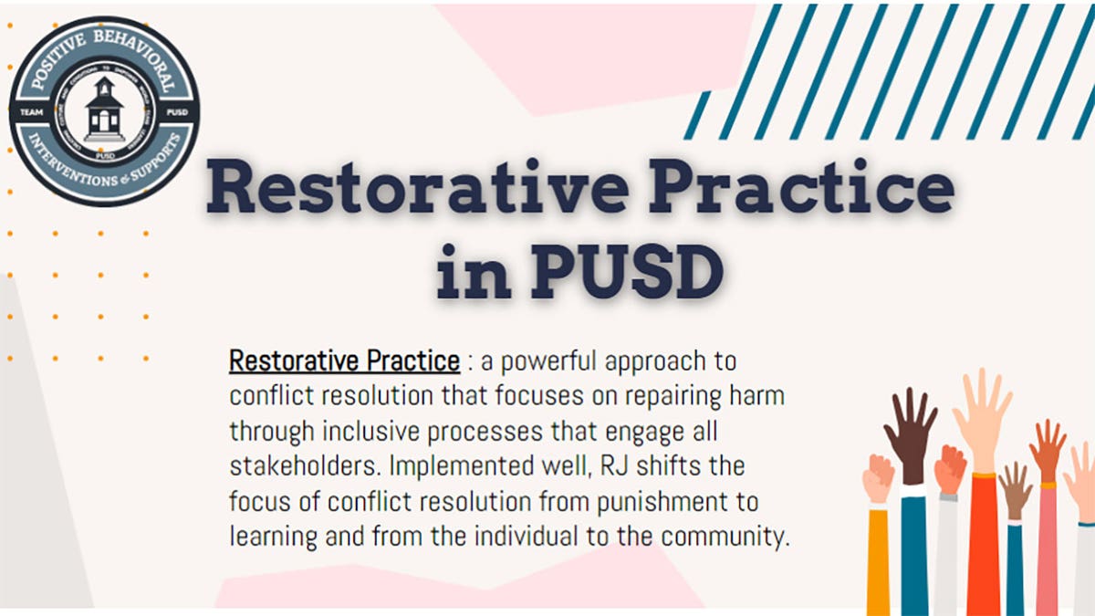 A powerpoint slide on restorative justice