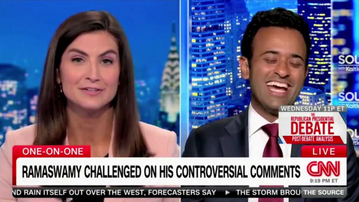 CNN's Kaitlan Collins and Vivek Ramaswamy