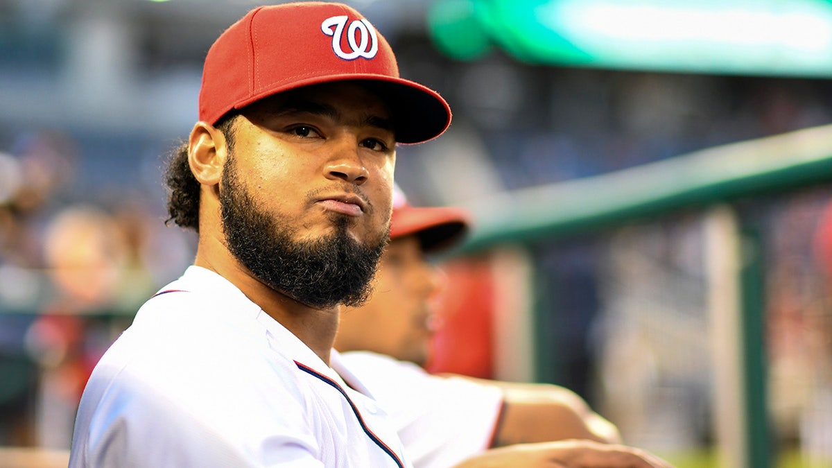 Raudy Read in dugout