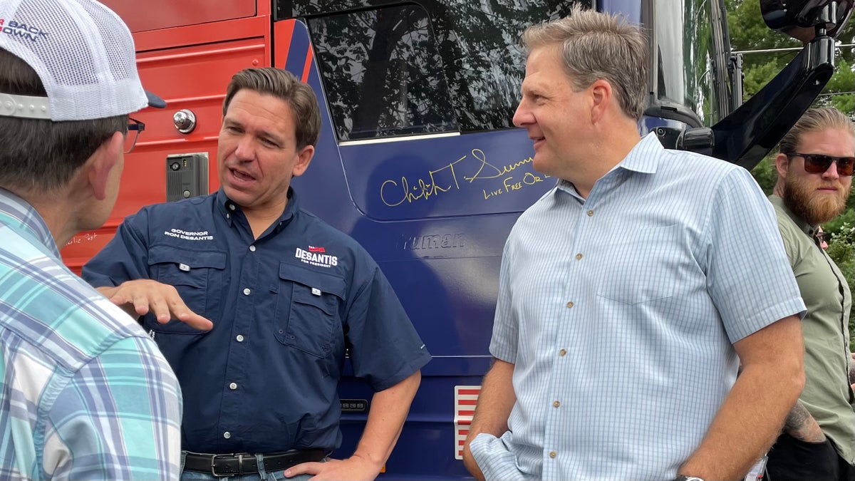 Ron DeSantis teams up with Chris Sununu in New Hampshire