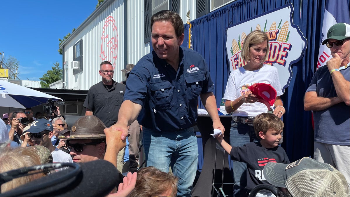 Ron DeSantis says that Donald Trump's 'attacks' on Iowa Gov. Kim Reynolds 'are totally out of bounds'