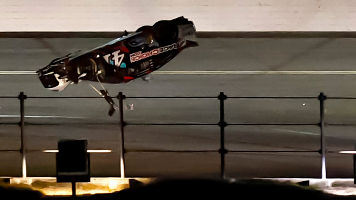 Ryan Preece upside down