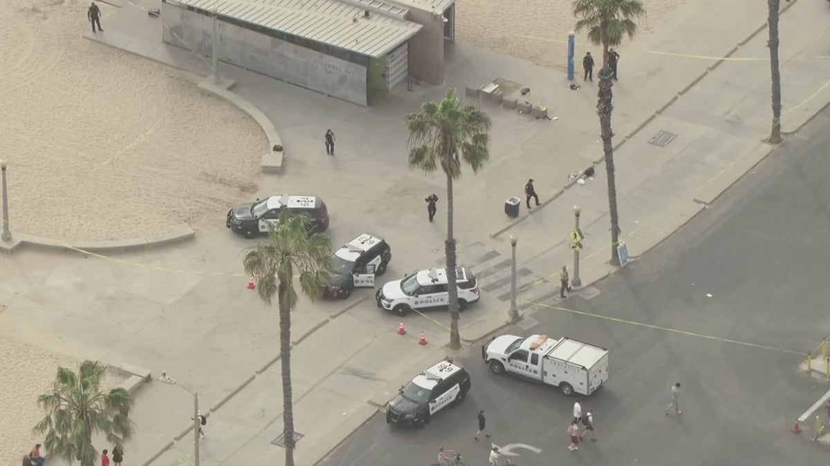 Santa Monica, California murder scene