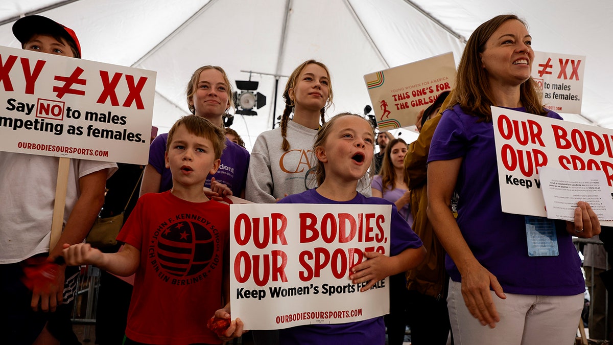 Protest to save women's sports
