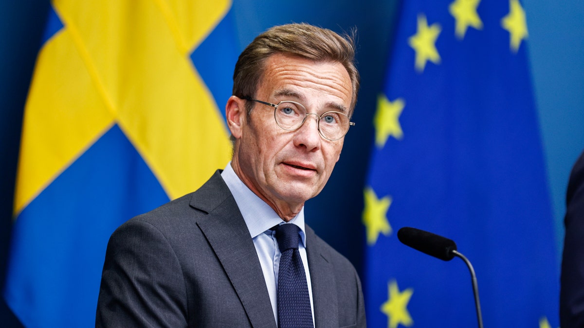 Sweden's Prime Minister Ulf Kristersson