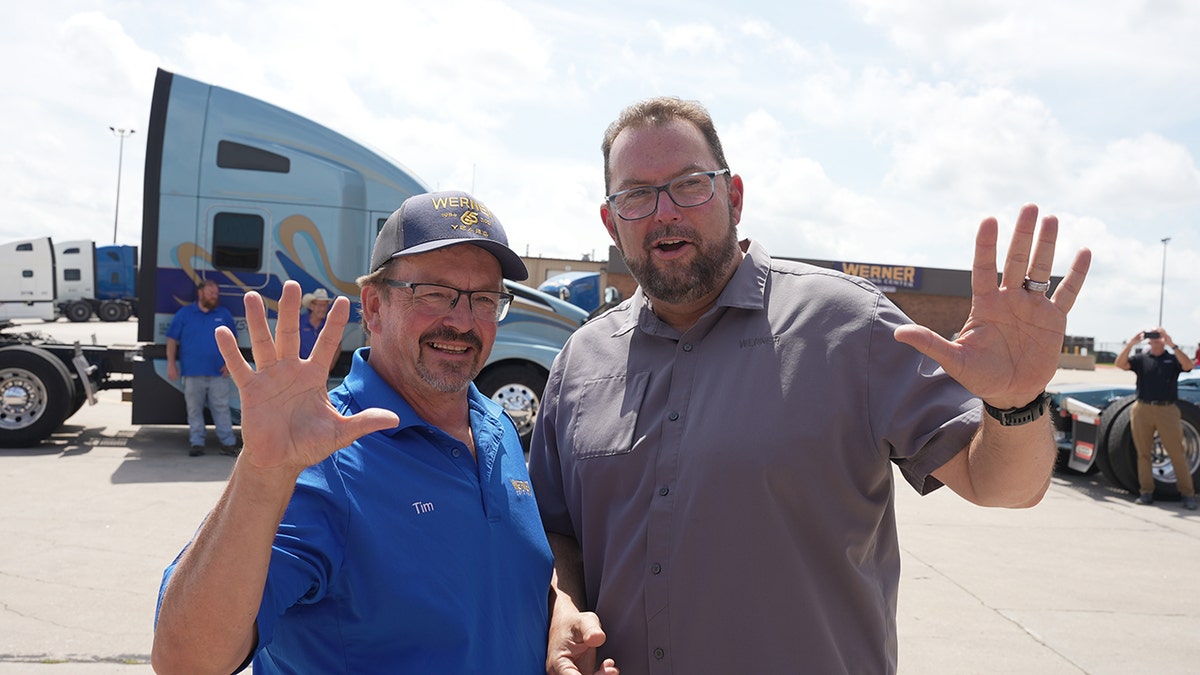 Tim Dean and Werner Enterprises CEO
