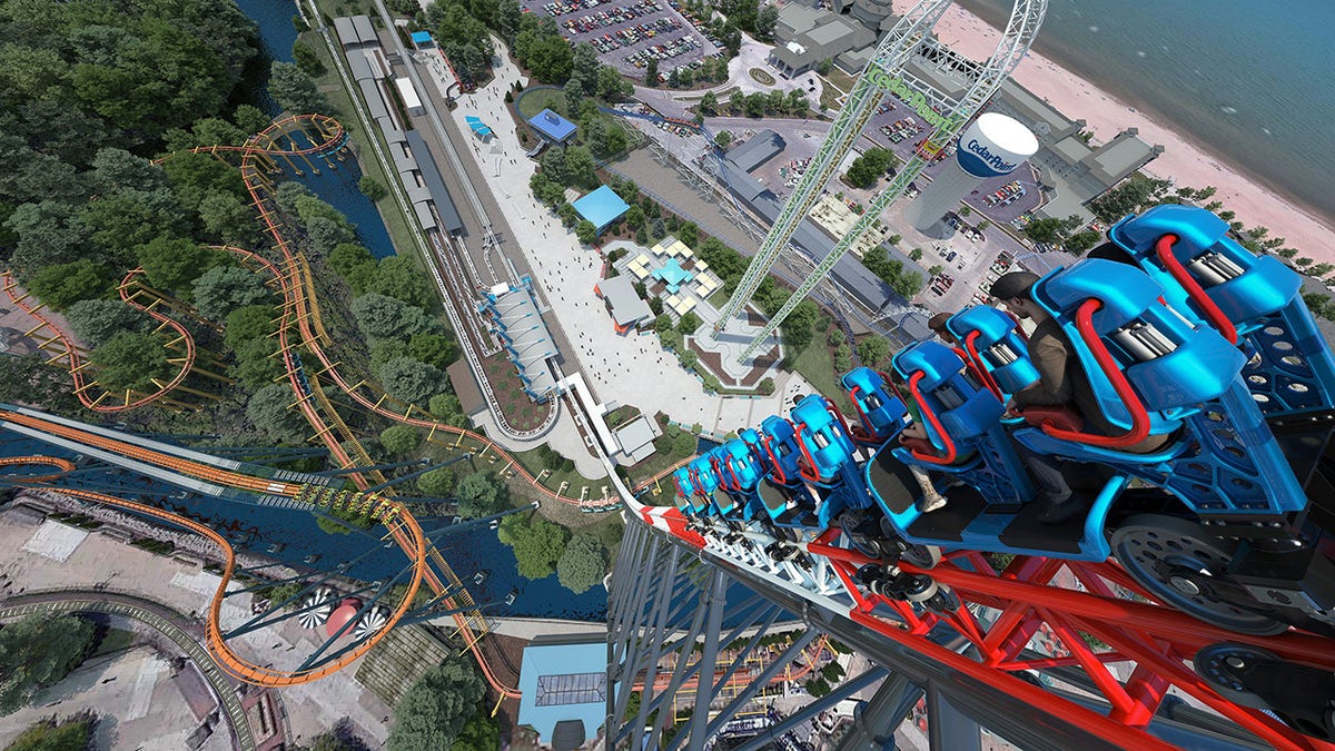 Roller coaster spike tower