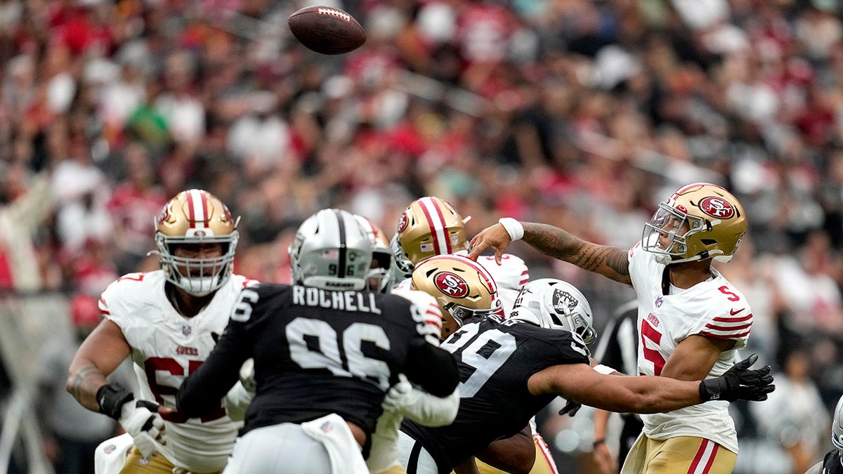 San Francisco 49ers' Jordan Willis during an NFL preseason