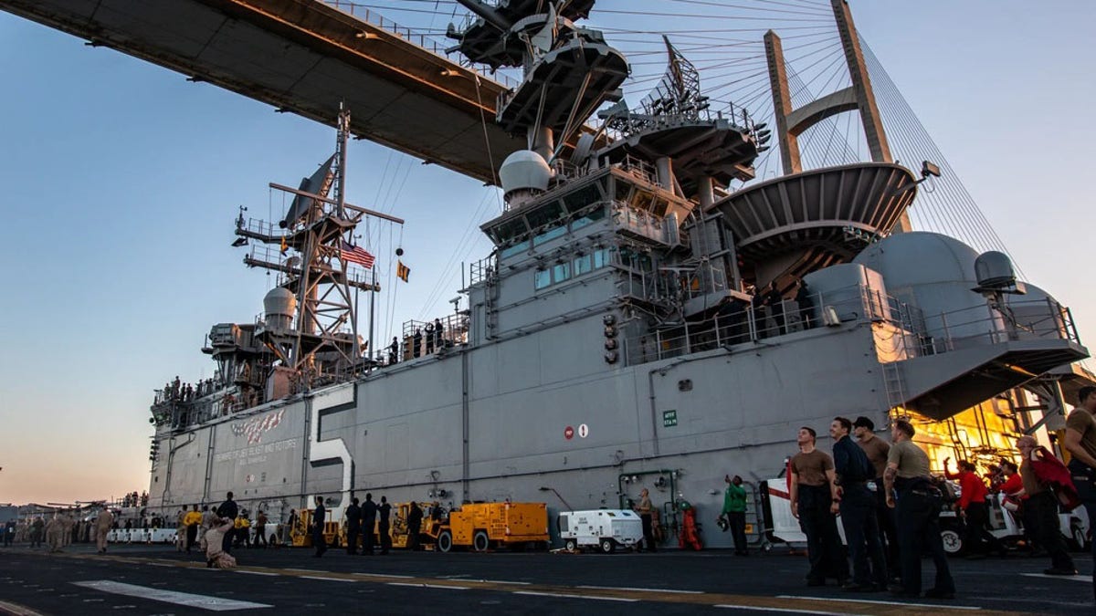 USS Bataan in Middle East