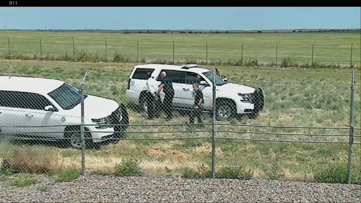 police respond to ax-wielding pilot by fence on airport property